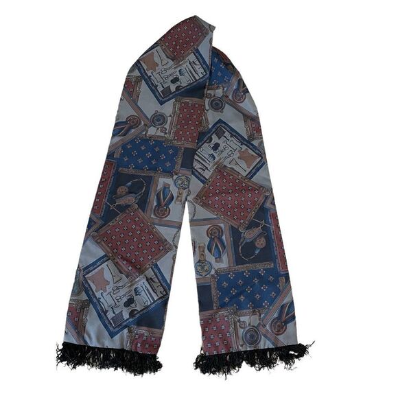 Equestrian  Horse theme gents evening scarf - Picture 3 of 7